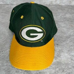 Green Bay Packers adjustable hat Logo 7 snapback, green and yellow #NFL #Packers